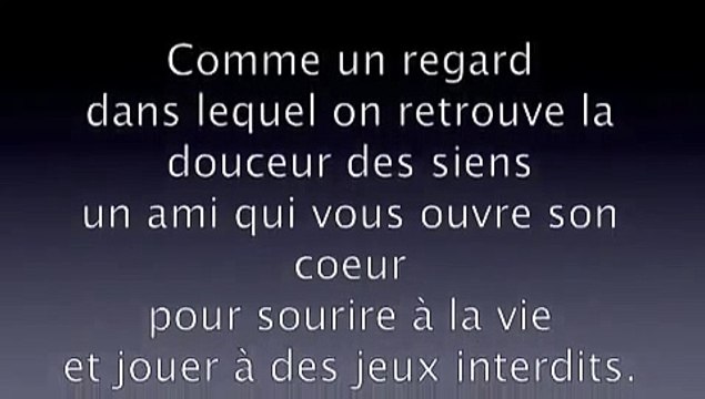 Jeux interdits-Patrick Fiori (paroles)