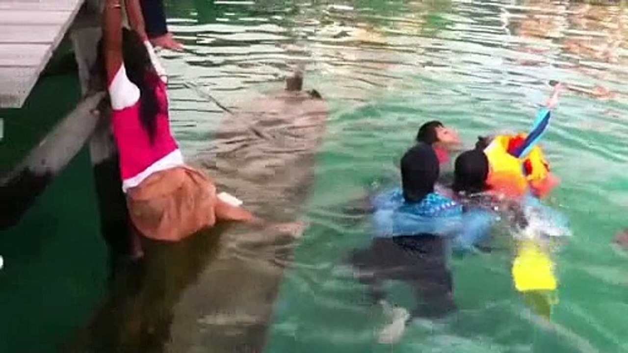 Küçük Kız Batmış Tekneyi Kurtarıyor