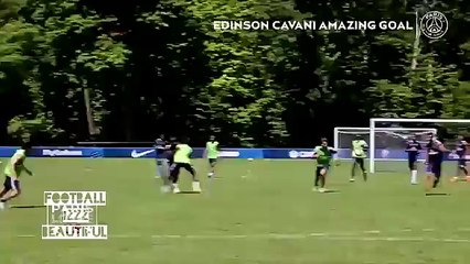 Edinson Cavani AMAZING volley goal - Paris Saint-Germain