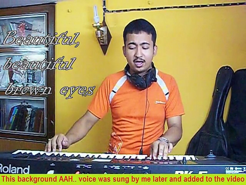 Beautiful Beautiful Brown Eyes ( American Folk ) ~ Vocal & Synthesizer ~ Solo Performance ~ One Man Band