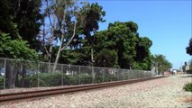HiDef- Amtrak Pacific Surfliners: Heritage Unit, Private Cars, & Horn Shows