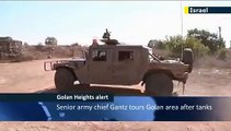 IDF chief Gantz visits Golan Heights