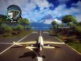 Just cause 2 Airplane landing and takeoff Ps3 Gameplay