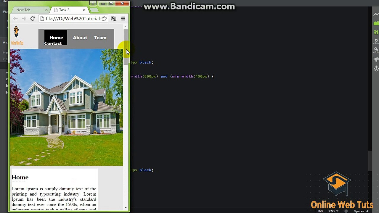 Online Web Tutorials In Urdu Designing the website Part 31