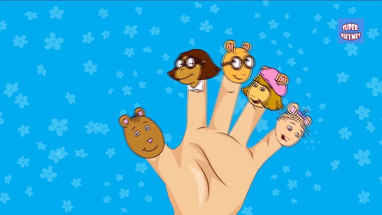 Finger Family ARTHUR Cartoon Animation Finger family Nursery Rhymes For Children