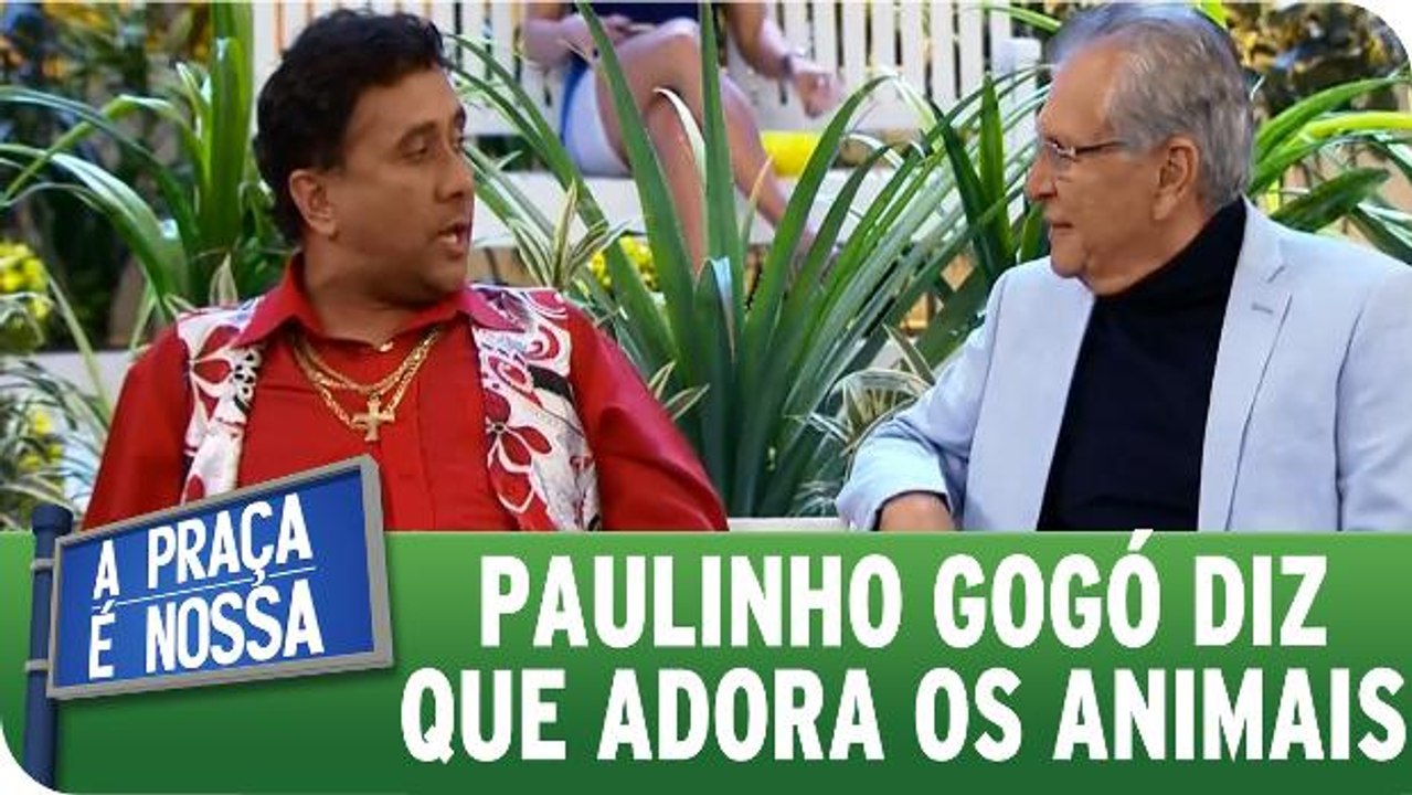 Paulinho Gogó fala sobre seu amor aos animais