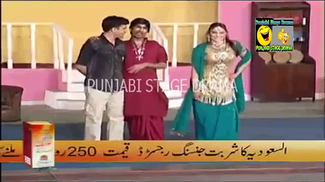 Zafri Khann and Sajan Abbas Best Comedy - New Punjabi Stage 2015