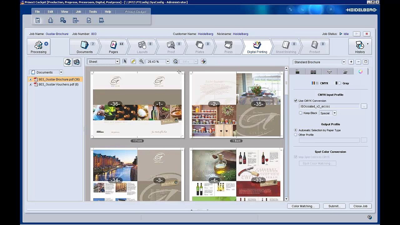 Prinect Digital Print Manager 13 - Digital Imposition