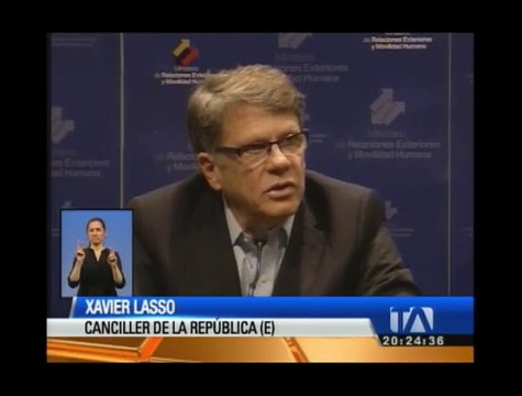 El actual canciller se refirió a su hermano el opositor Guillermo Lasso
