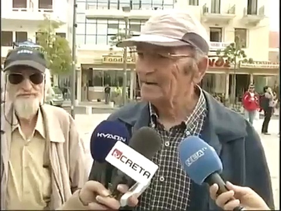 Old Man Interrupts Interview with Animal Noises