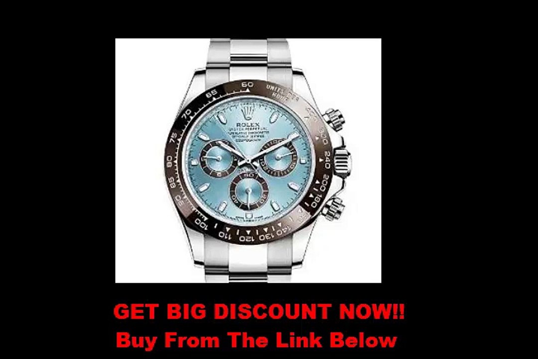 UNBOXING Rolex Cosmograph Daytona Ice Blue Dial Platinum Mens Watch 116506IBLSO
