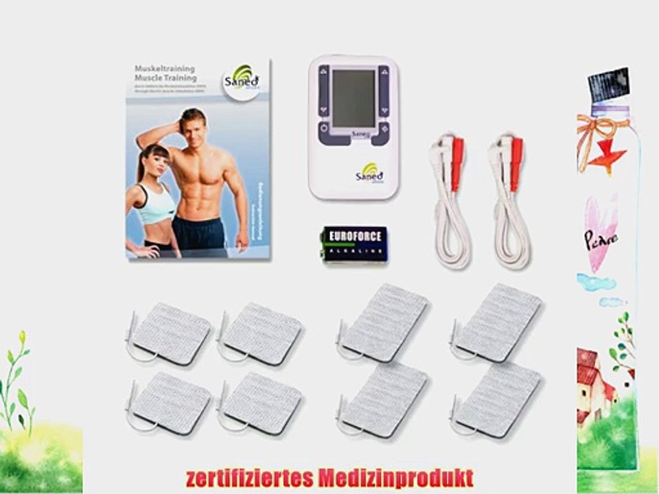 SaneoSPORT Muskeltraining * EMS Ger?t * Muskelstimulator * deutsche Markenqualit?t * Medizinprodukt
