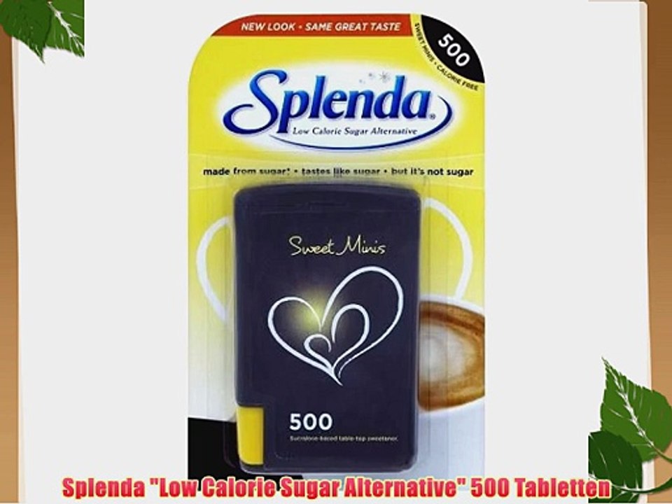 Splenda Low Calorie Sugar Alternative 500 Tabletten
