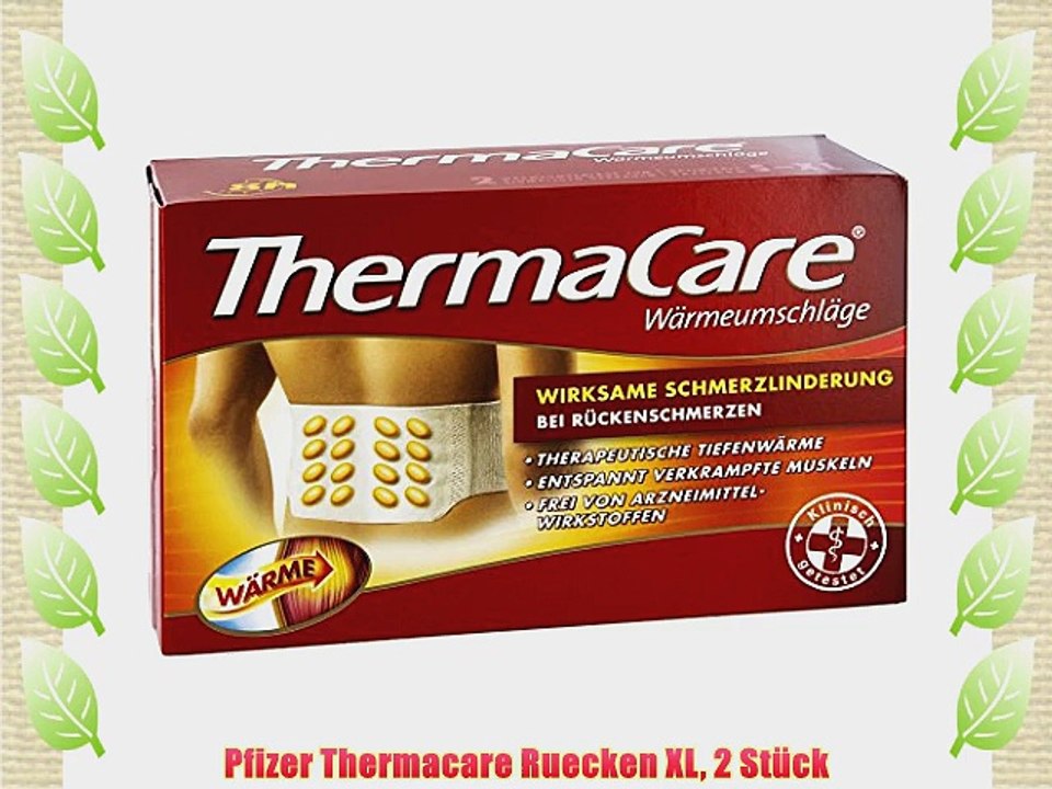 Pfizer Thermacare Ruecken XL 2 St?ck