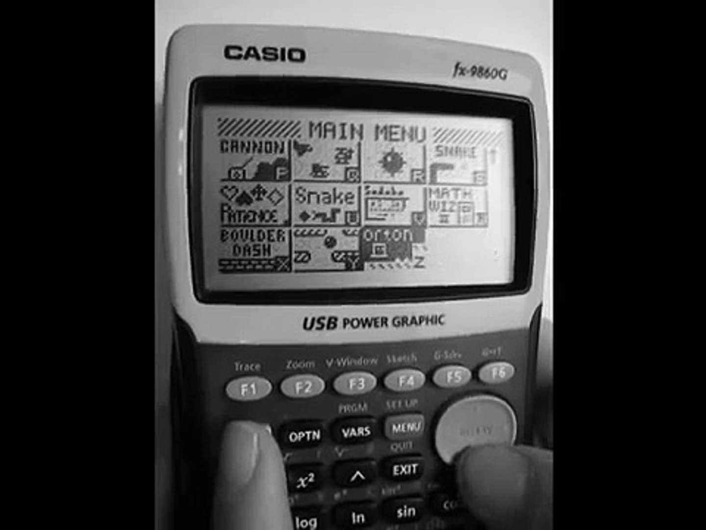 Games on Casio fx 9860G calculator - video Dailymotion