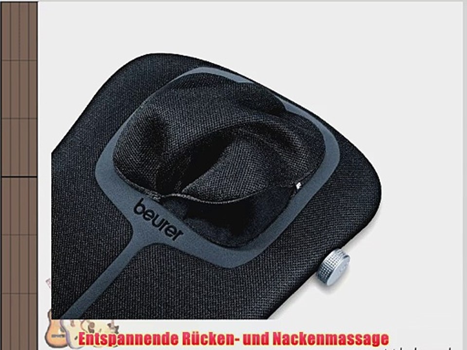 Beurer MG 254 Shiatsu-Sitzauflage schwarz