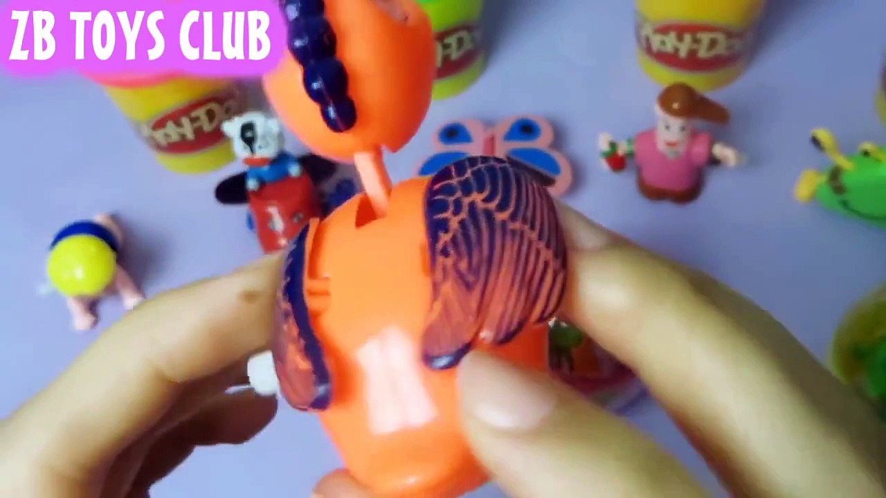 Peppa Pig Play Doh Surprise eggs Mickey Mouse [ZB Toys Club]