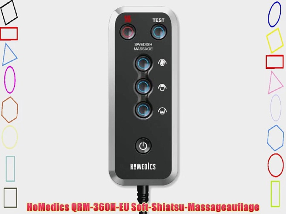 HoMedics QRM-360H-EU Soft-Shiatsu-Massageauflage