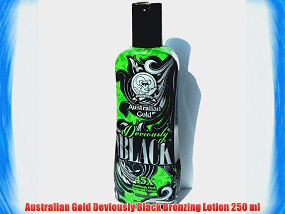 Australian Gold Deviously Black Bronzing Lotion 250 ml
