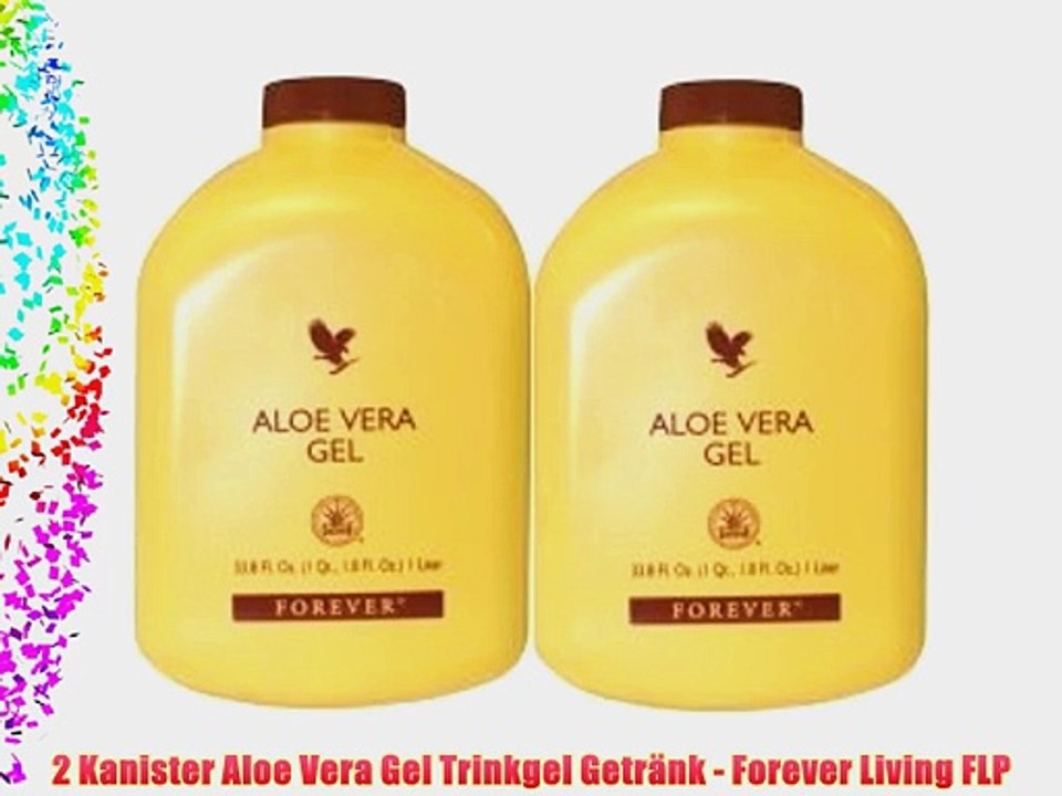 2 Kanister Aloe Vera Gel Trinkgel Getr?nk - Forever Living FLP