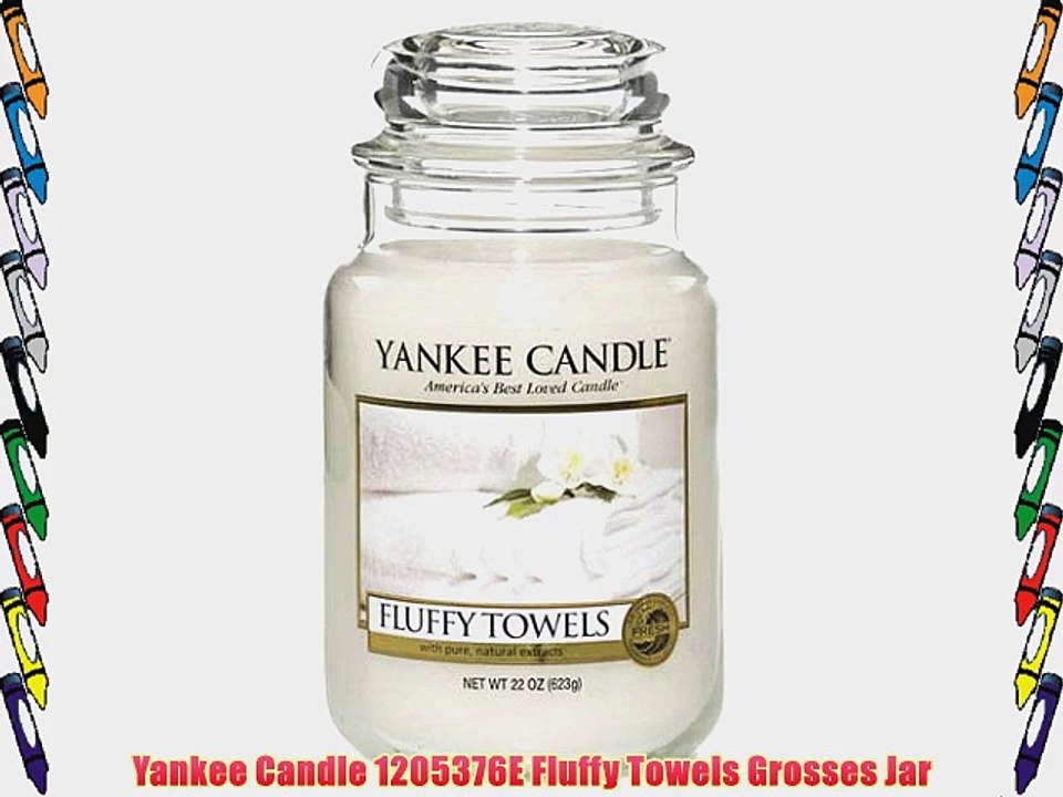 Yankee Candle 1205376E Fluffy Towels Grosses Jar