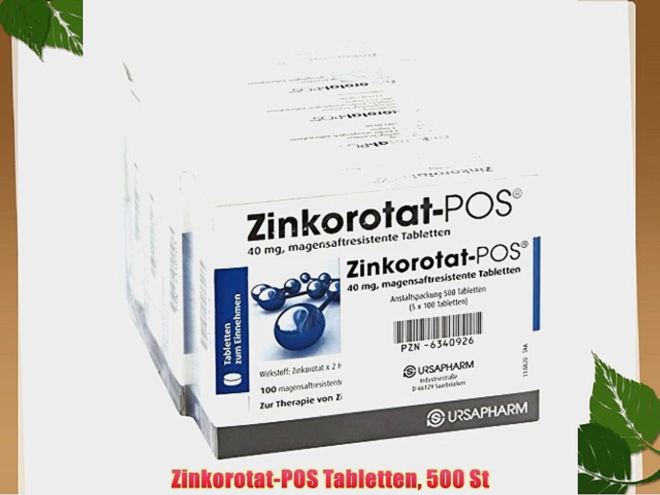Zinkorotat-POS Tabletten 500 St