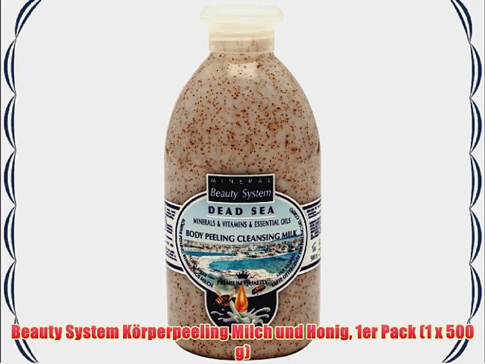Beauty System K?rperpeeling Milch und Honig 1er Pack (1 x 500 g)