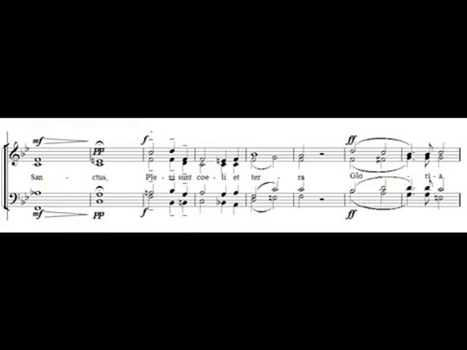 Sanctus et Benedictus - Choral Messe, Anton Bruckner