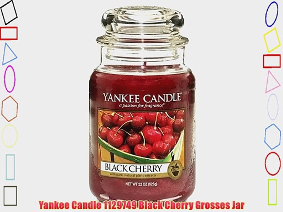 Yankee Candle 1129749 Black Cherry Grosses Jar