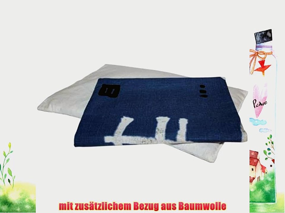 Dinkelkissen mit Bezug 30x40cm - Weizenkissen K?rnerkissen W?rmekissen