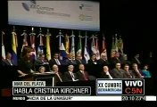 Cristina Kirchner inauguro la XX cumbre Iberoamericana en Mar del Plata, Argentina
