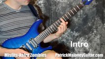 Misfits-Astro Zombies-Chords and Rhythm Guitar Lesson-Power Chord Songs
