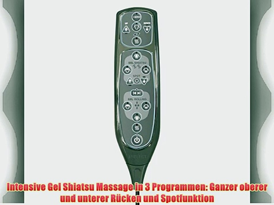 HoMedics SGM-606H-EU Gel Shiatsu Masssageauflage