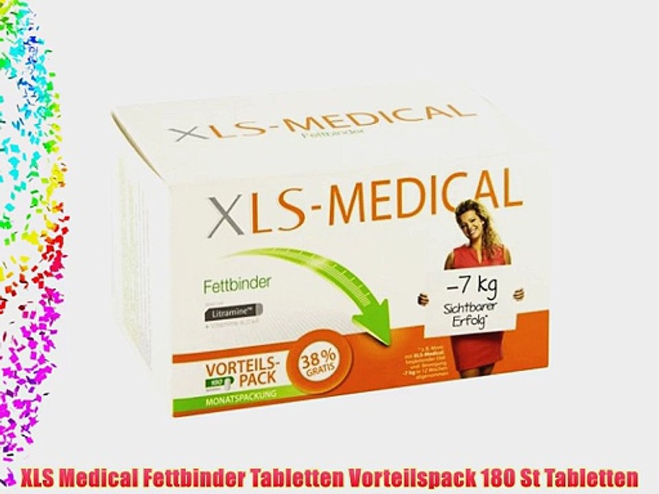 XLS Medical Fettbinder Tabletten Vorteilspack 180 St Tabletten