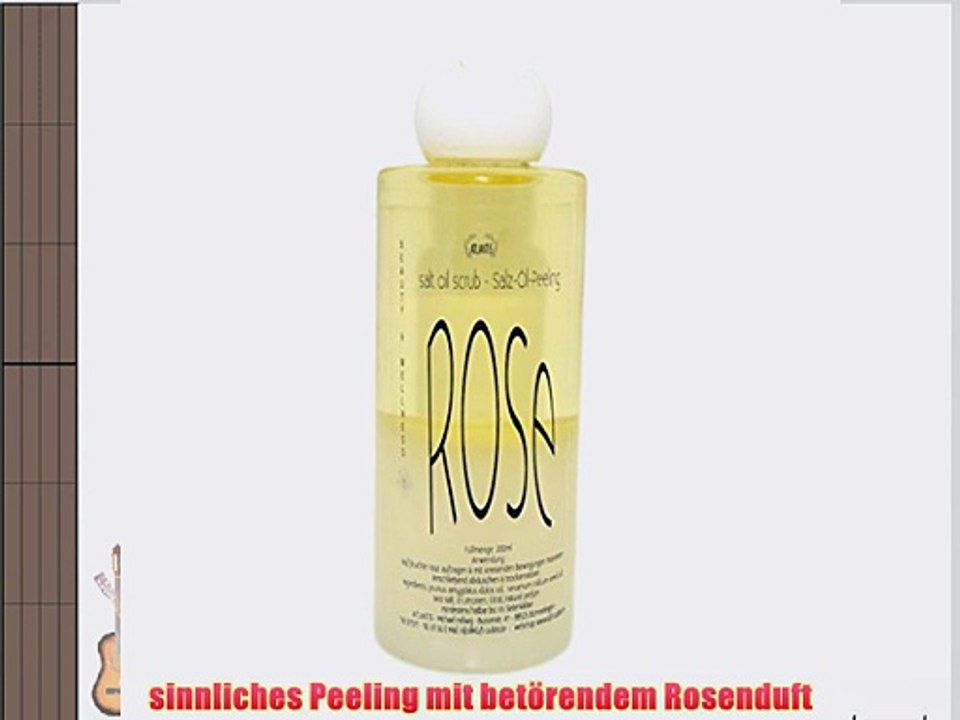 ROSE 200ml Duschpeeling-Salz-?l-Peeling-Dusch-peeling-Pflegepeeling-Wellness Peeling mit Meersalz