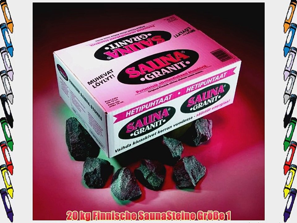 20 kg Finnische SaunaSteine Gr??e 1