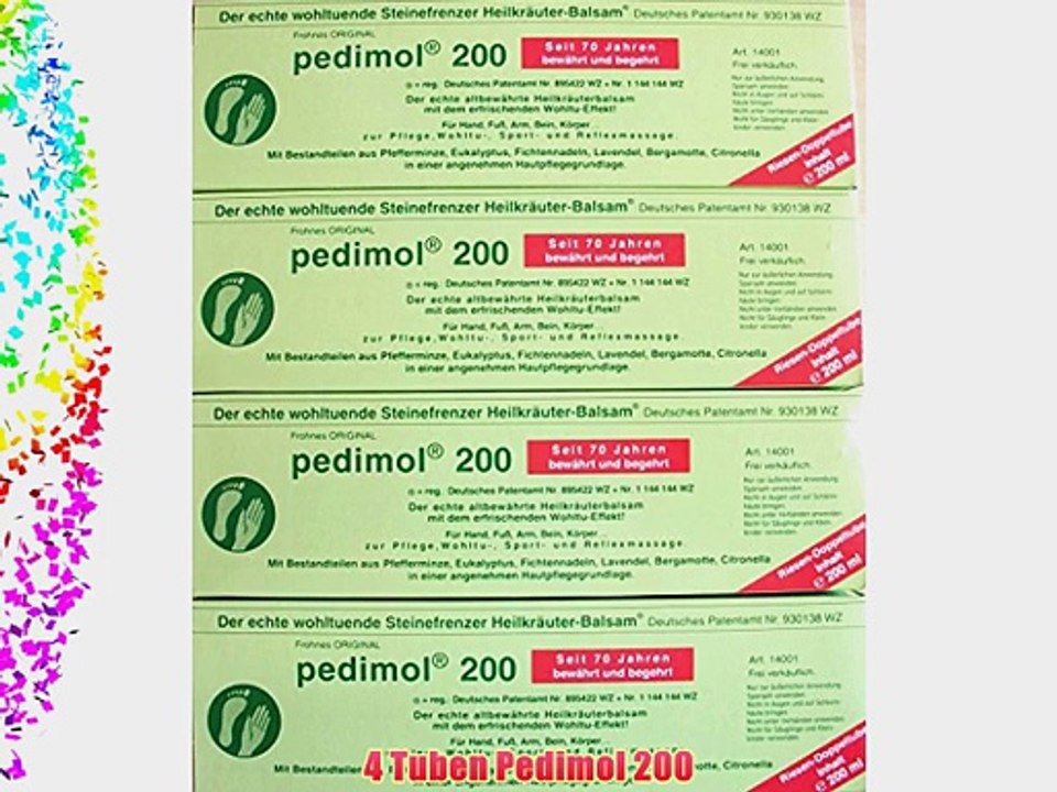 4 Tuben Pedimol 200