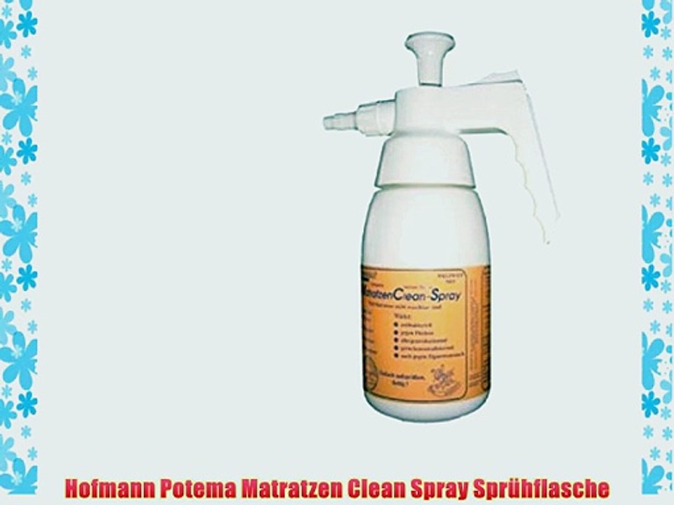 Hofmann Potema Matratzen Clean Spray Spr?hflasche