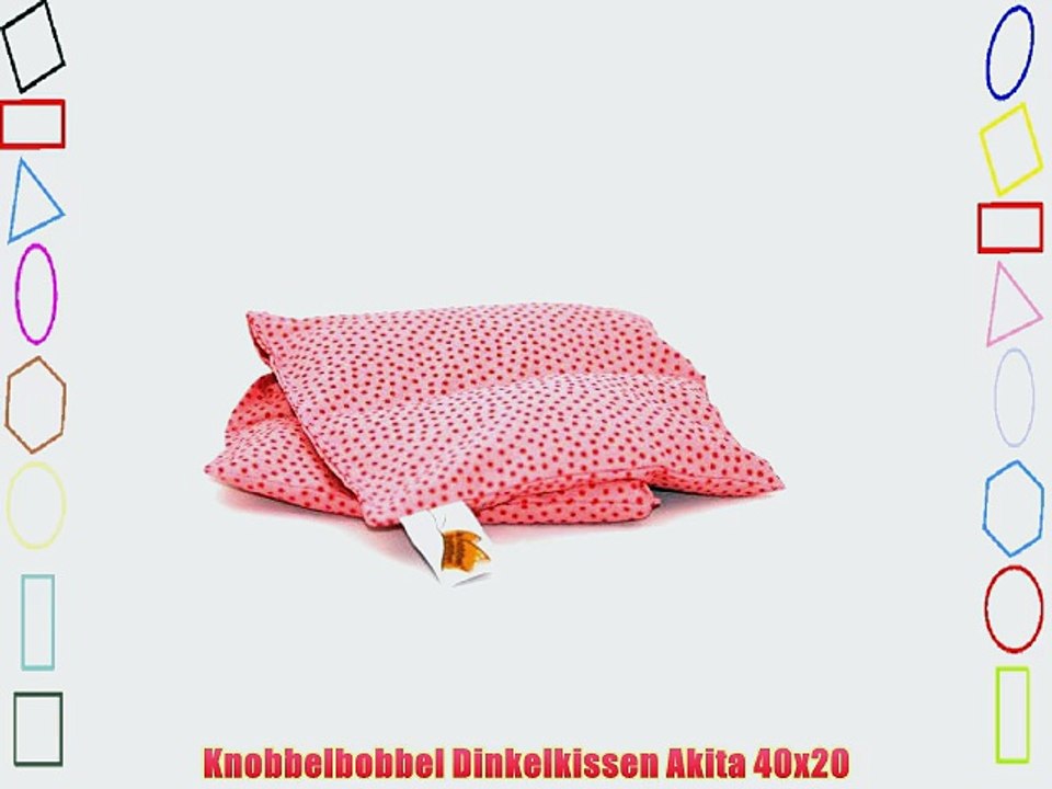 Knobbelbobbel Dinkelkissen Akita 40x20