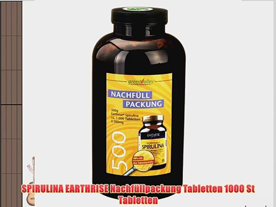 SPIRULINA EARTHRISE Nachf?llpackung Tabletten 1000 St Tabletten