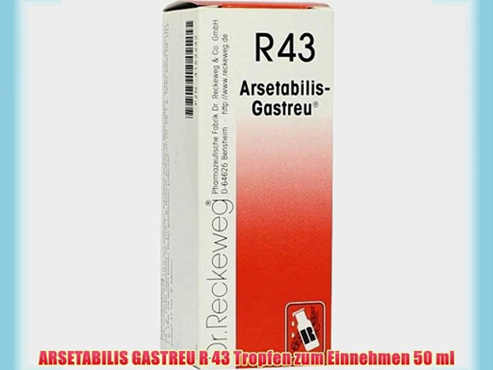 ARSETABILIS GASTREU R 43 Tropfen zum Einnehmen 50 ml