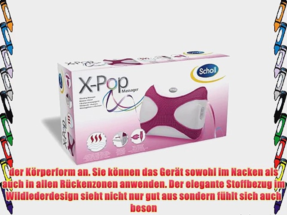 Scholl DRMA7731PE X-Pop Vibrationsmassageger?t - Pink