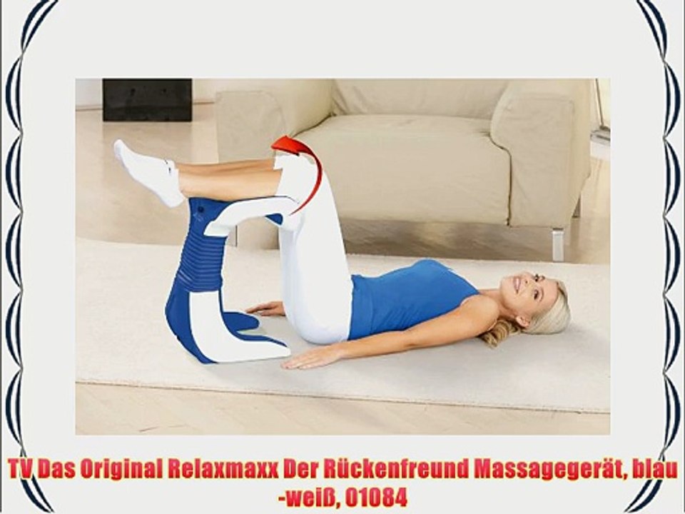 TV Das Original Relaxmaxx Der R?ckenfreund Massageger?t blau-wei? 01084