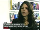 Camila Vallejo TELESUR Chile Entrevista a la estudiante de la juventud comunista CONFECH