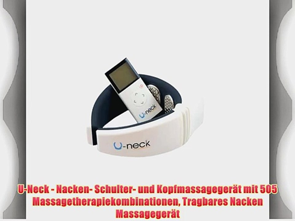 U-Neck - Nacken- Schulter- und Kopfmassageger?t mit 505 Massagetherapiekombinationen Tragbares