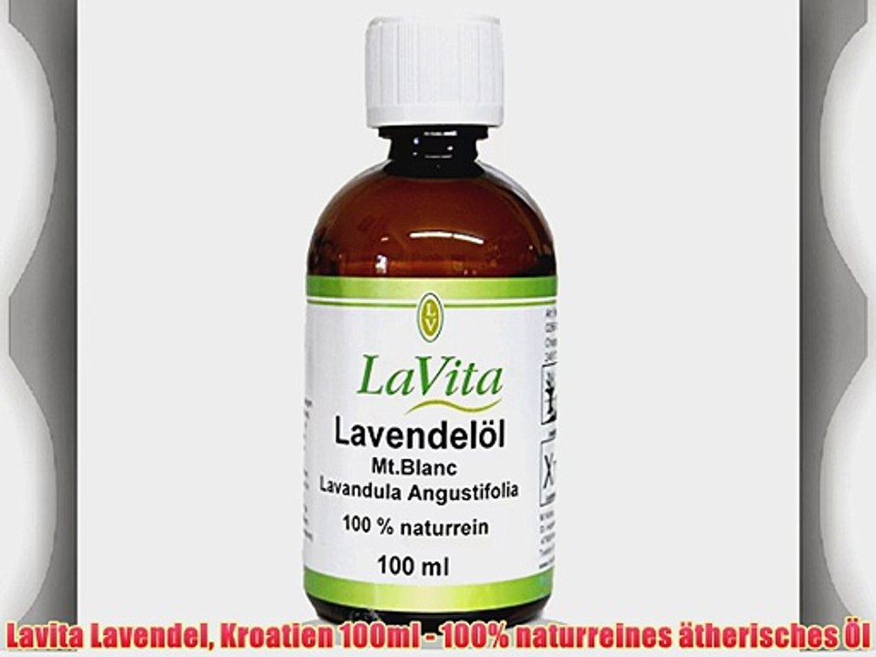 Lavita Lavendel Kroatien 100ml - 100% naturreines ?therisches ?l