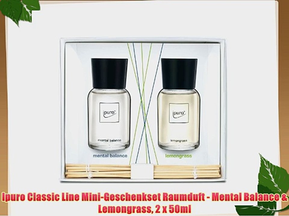 Ipuro Classic Line Mini-Geschenkset Raumduft - Mental Balance