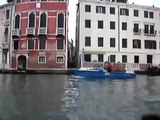 Ride in gondola during sunset in Venice, Italy
