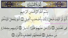 Surah Al-Fil 105 By Shaikh Mishary Rashid Al-Afasy