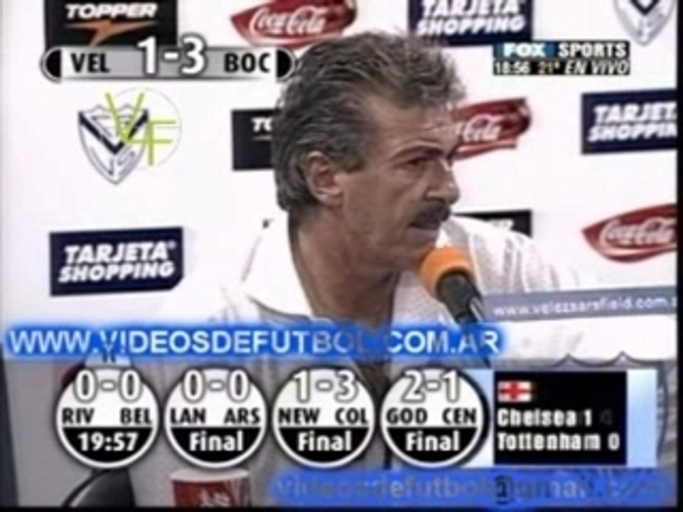 Velez 1 - Boca 3 (08-04-2007) - Conferen